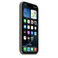 Apple iPhone 16Pro Silicone Case MS steingrau