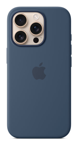Apple iPhone 16 Pro Silikon Case MagSafe denim