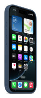 Apple iPhone 16Pro Silicone Case MS denim