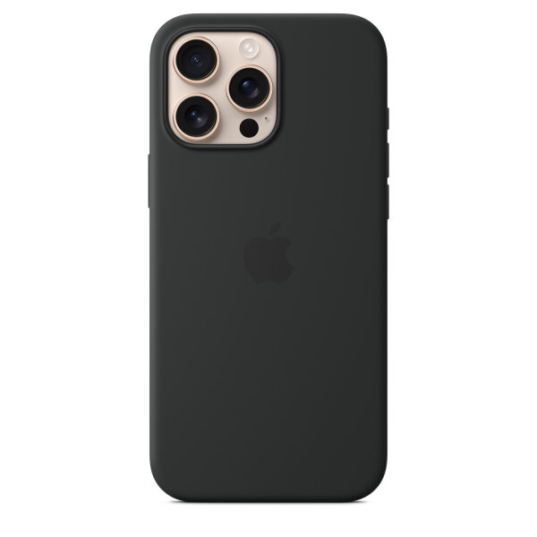 Apple iPhone 16ProMax Silicone Case MS schwarz