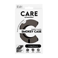 CARE iPhone16 ClearCase Smokey Black-MS