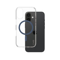 CARE iPhone16 ClearCase Blue-MagSafe