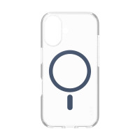 CARE iPhone16 ClearCase Blue-MagSafe