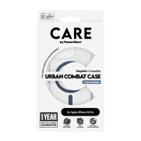 CARE iPhone16 Pro Clear Case Blau MagSafe