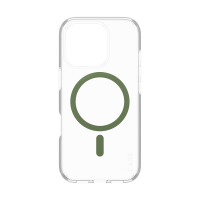 CARE iPhone16Pro Cl-Case Green-MagSafe
