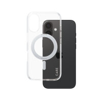 CARE iPhone16 Kickstand-Case silver MS